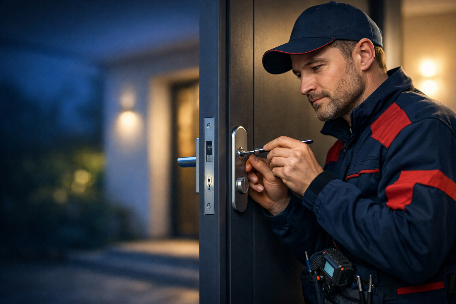 image of maintenance service team at work (for a property management company)
